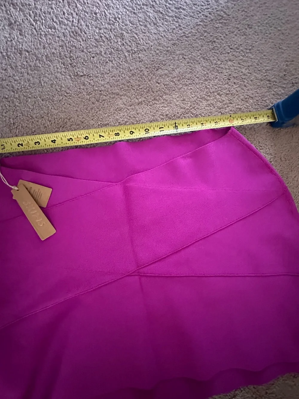 SKIMS NWT KNIT MINI SKIRT COVER UP COLOR Magenta 3X